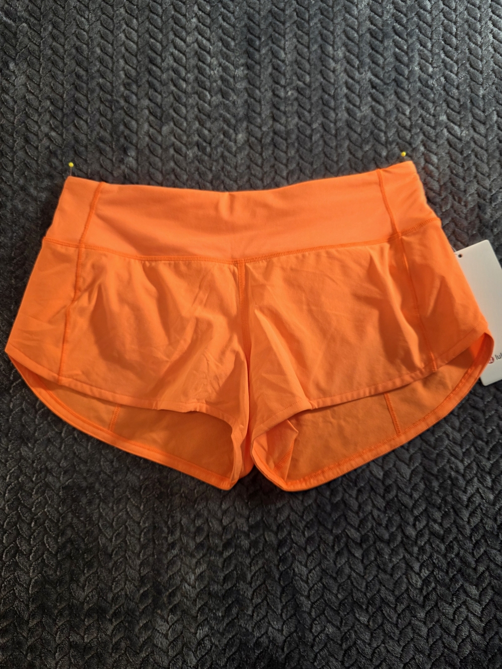 lululemon athletica Orange Athletic Shorts